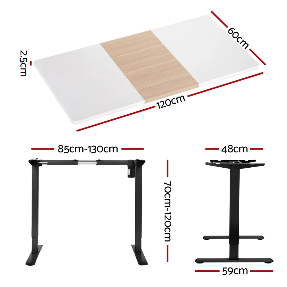 Artiss Motorised Standing Desk Sit Stand Desks 120CM - Image 4