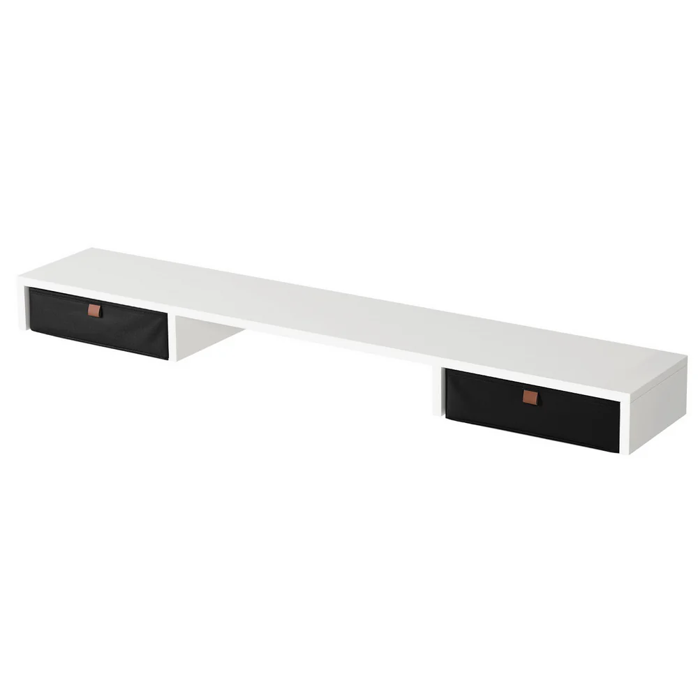 Artiss Standing Desk Desktop Storage Rack Shelf Removable Bookshelf Drawer 120cm - Image 3