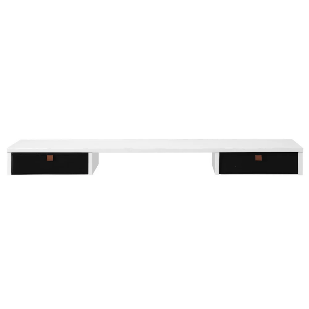 Artiss Standing Desk Desktop Storage Rack Shelf Removable Bookshelf Drawer 120cm - Image 5