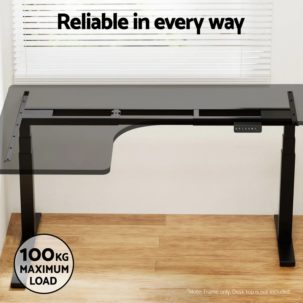 Artiss Standing Desk Frame Only L-shape Motorised - Image 8