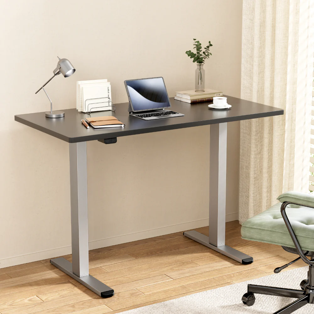 Artiss Standing Desk Motorised 140CM Black - Image 2