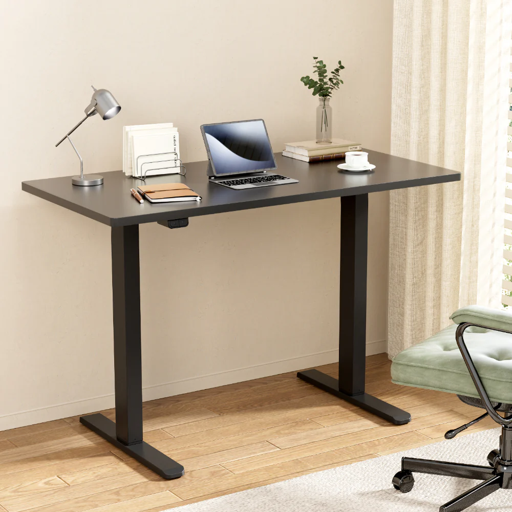 Artiss Standing Desk Motorised Black 140CM - Image 2