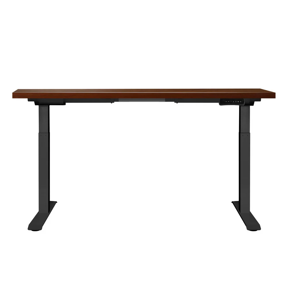 Artiss Standing Desk Motorised Dual Motor Walnut 140CM - Image 5