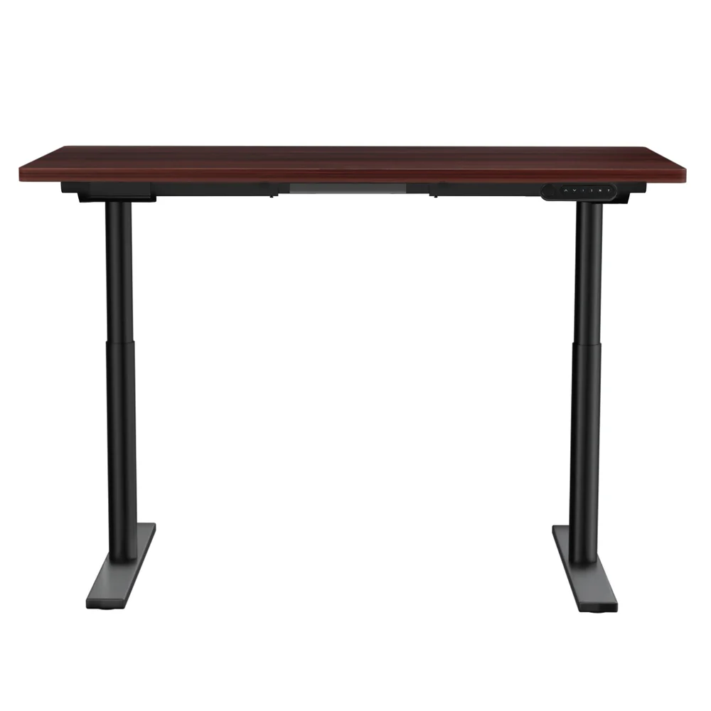 Artiss Standing Desk Motorised Electric Dual Motor Walnut 120CM - Image 5
