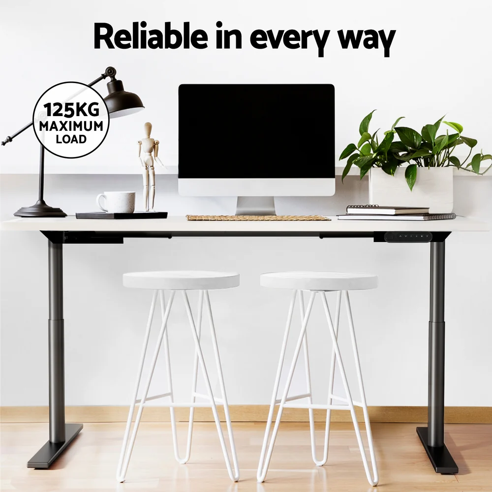 Artiss Standing Desk Motorised Electric Dual Motor White 140CM - Image 8