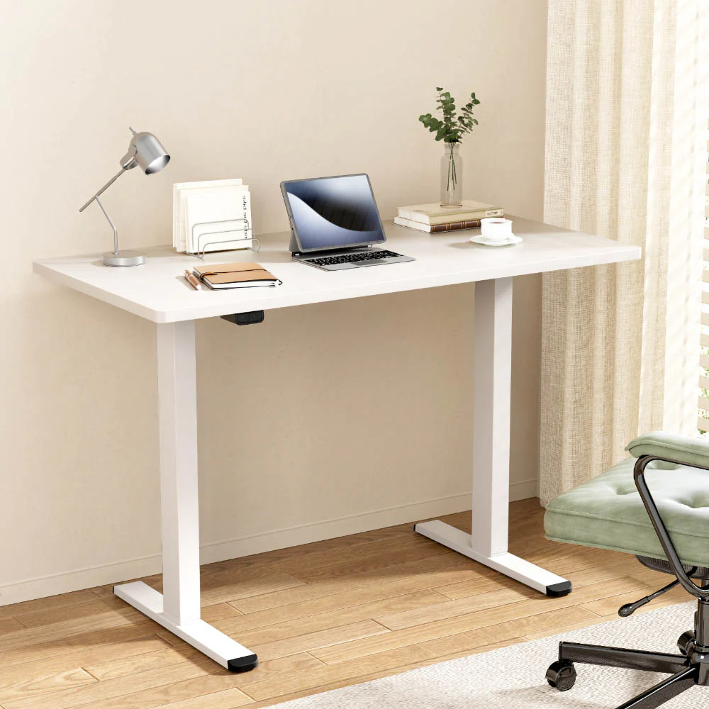 Artiss Standing Desk Motorised Sit Stand Desks White 120CM - Image 2