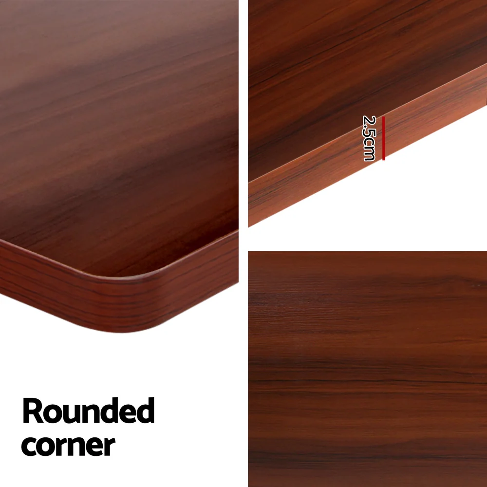 Artiss Standing Desk Motorised Walnut 120CM - Image 6