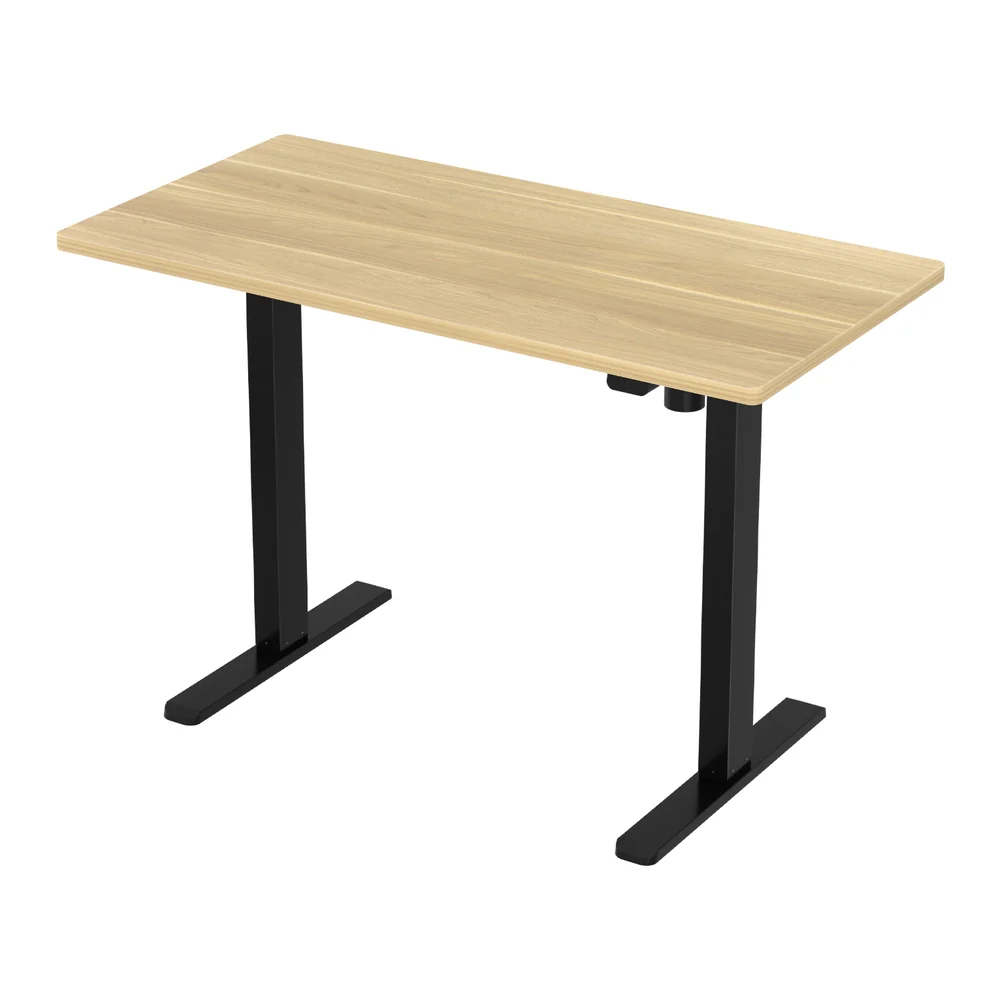 Artiss Standing Desk Motorised White Oak 140CM - Image 3