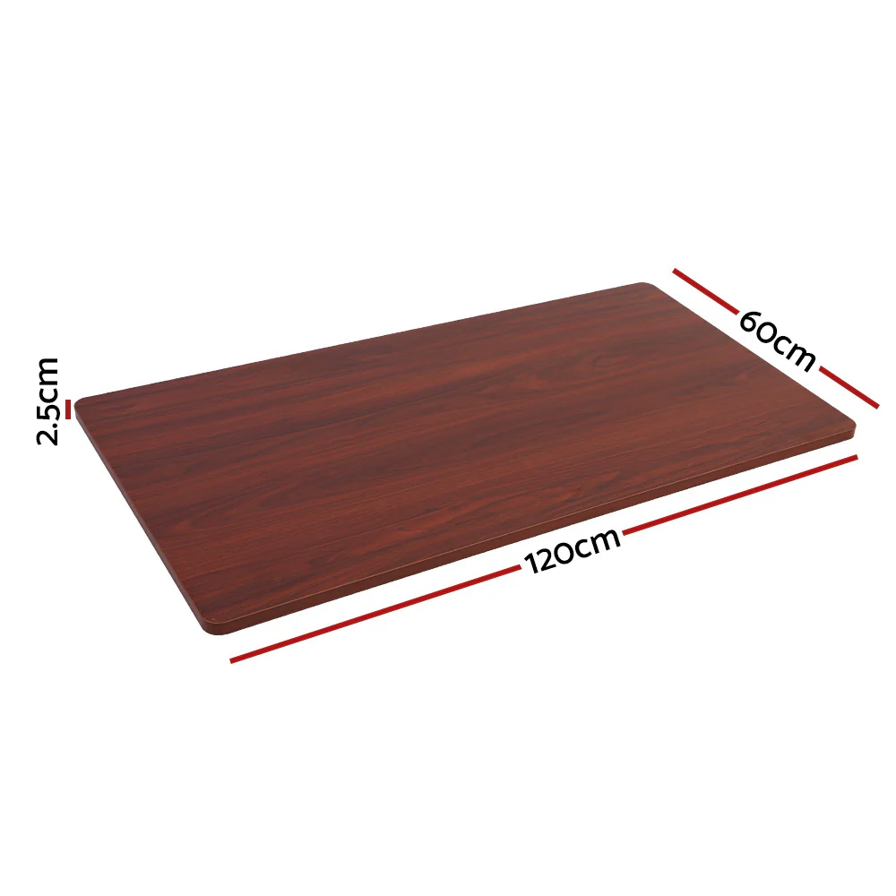Artiss Standing Desk Top Walnut 120CM - Image 4