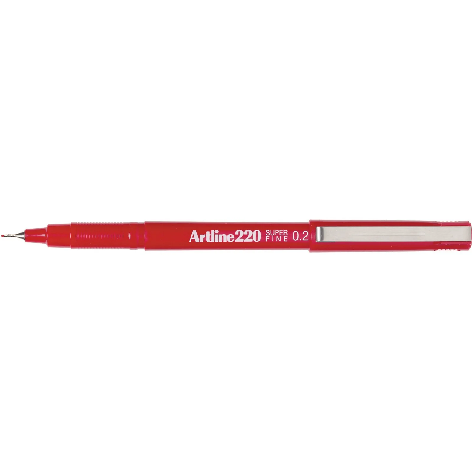Artline 220 0.2mm Fineline Pen (Red) [2-Pieces] - Image 2