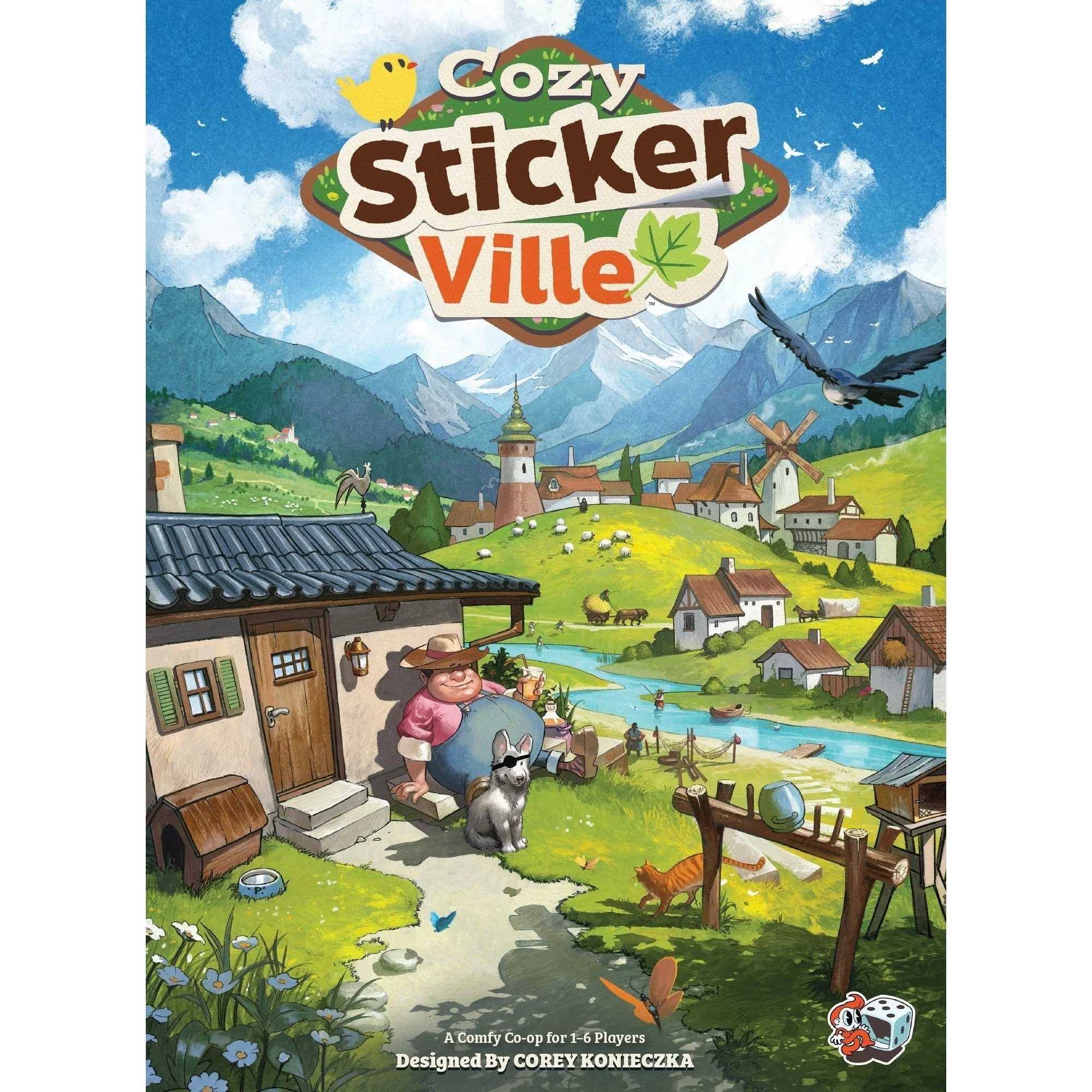 Asmodee Cozy Stickerville Game - Image 5