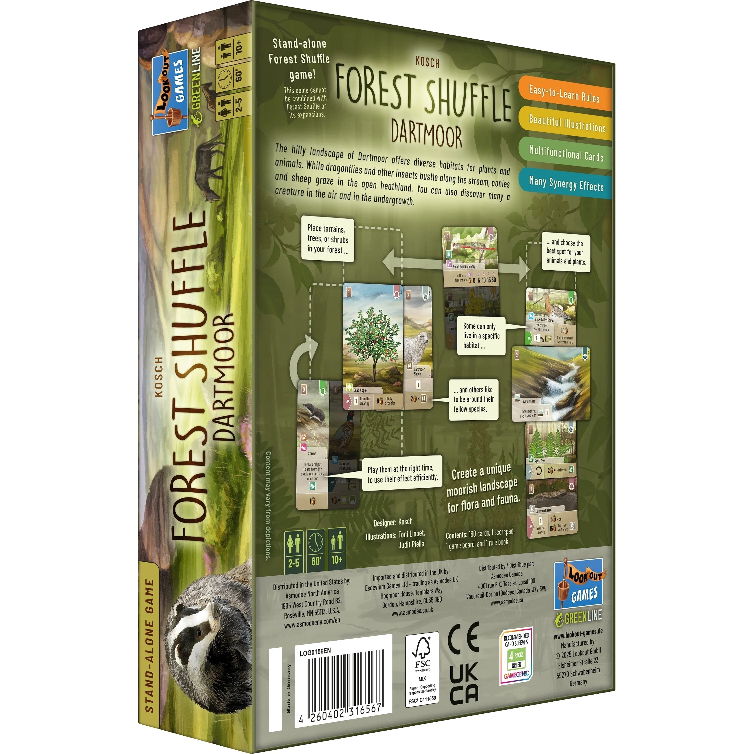 Asmodee Forest Shuffle Dartmoor Game - Image 2