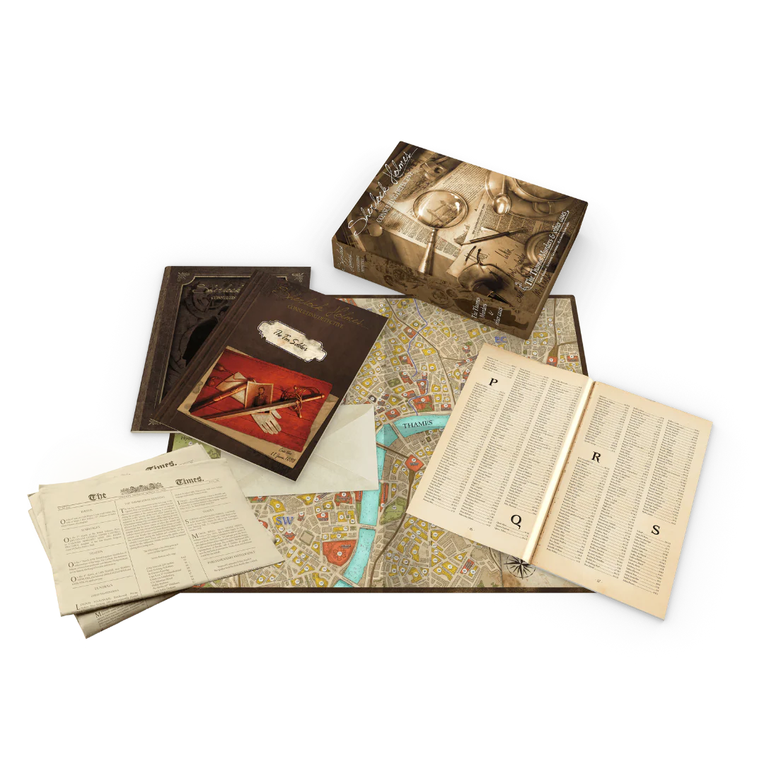 Asmodee Sherlock Holmes The Thames Murders & Other Cases Game - Image 2