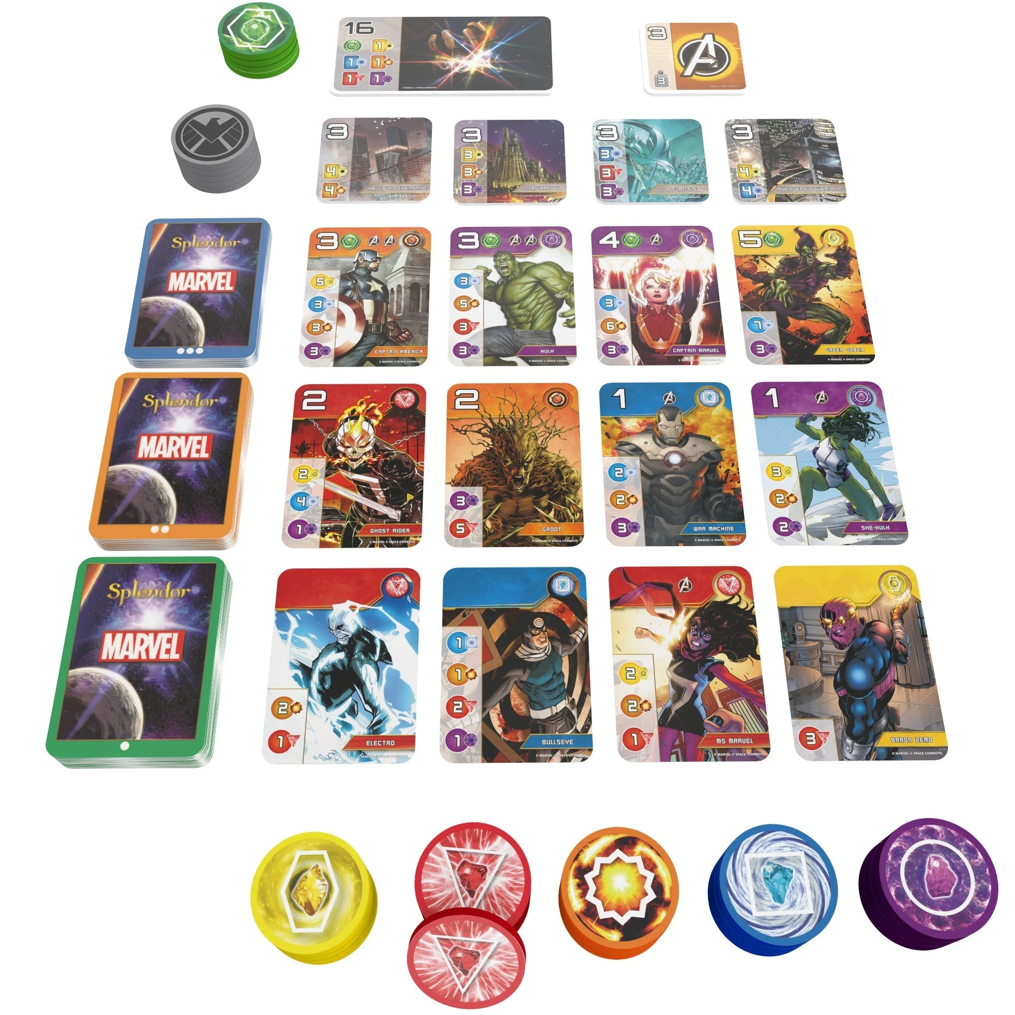 Asmodee Splendor Marvel Game - Image 4