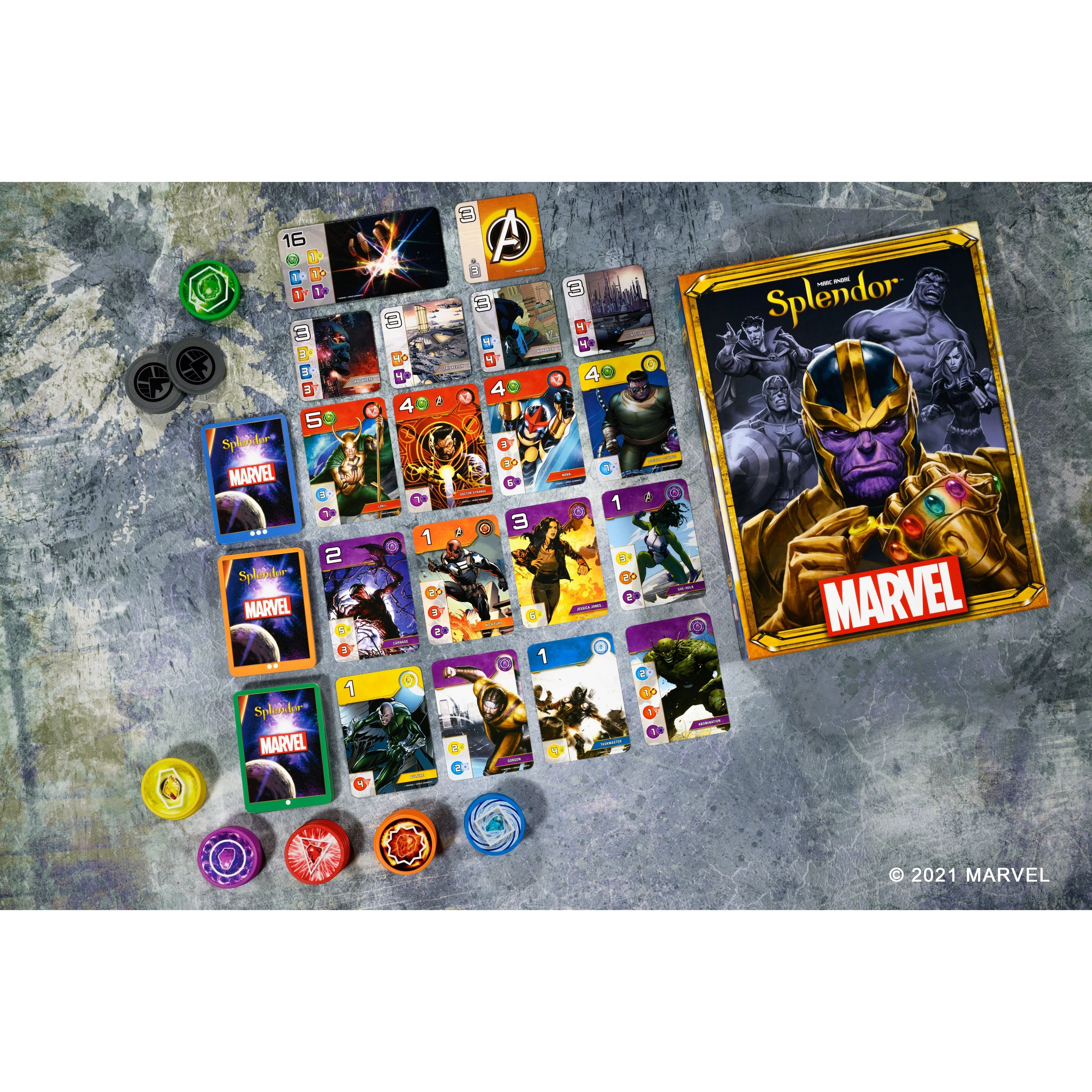Asmodee Splendor Marvel Game - Image 7