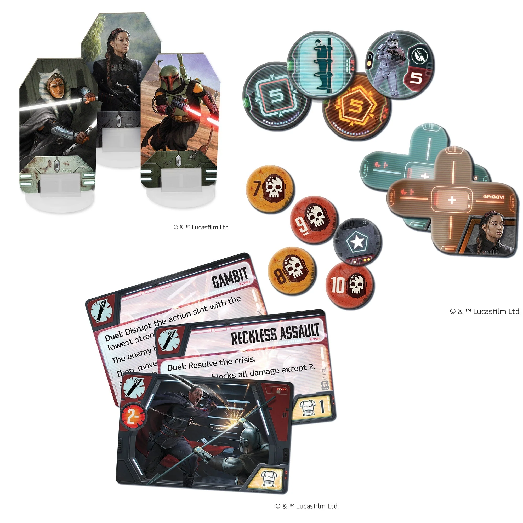 Asmodee The Mandalorian Adventures Clan of Two Expansion Game - Image 3