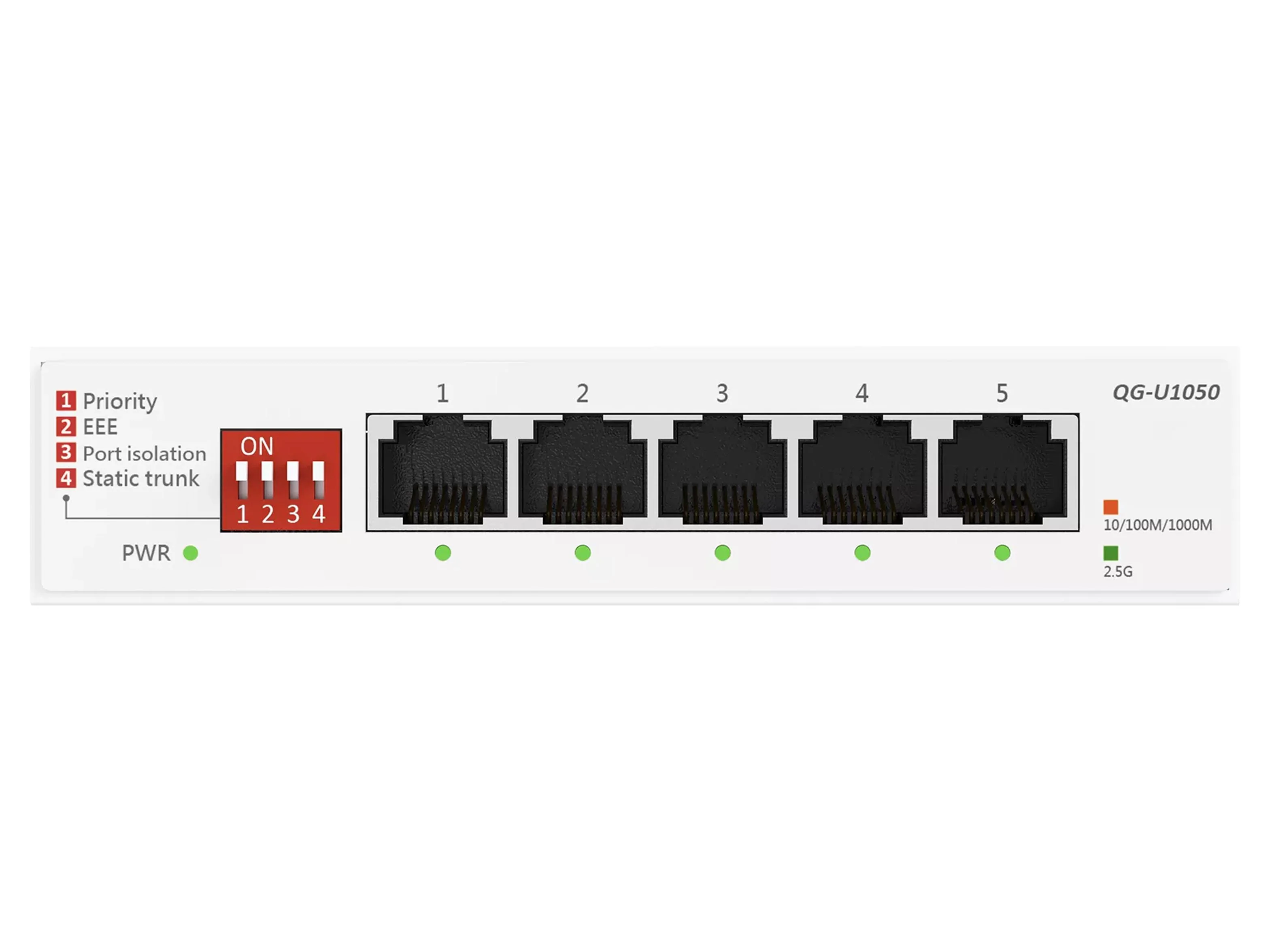 ASUS QG-U1050 5-Port 2.5G Unmanaged Switch - Image 2