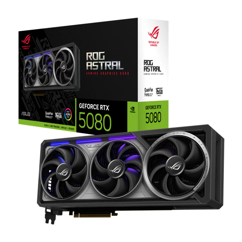 Asus ROG Astral GeForce RTX 5080 16G Gaming Graphics Card