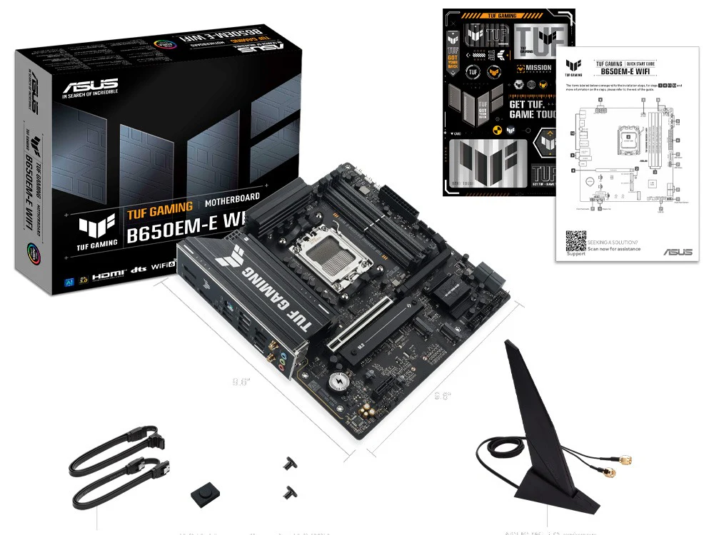Asus TUF Gaming B650EM-E WiFi AM5 mATX Motherboard - Image 8