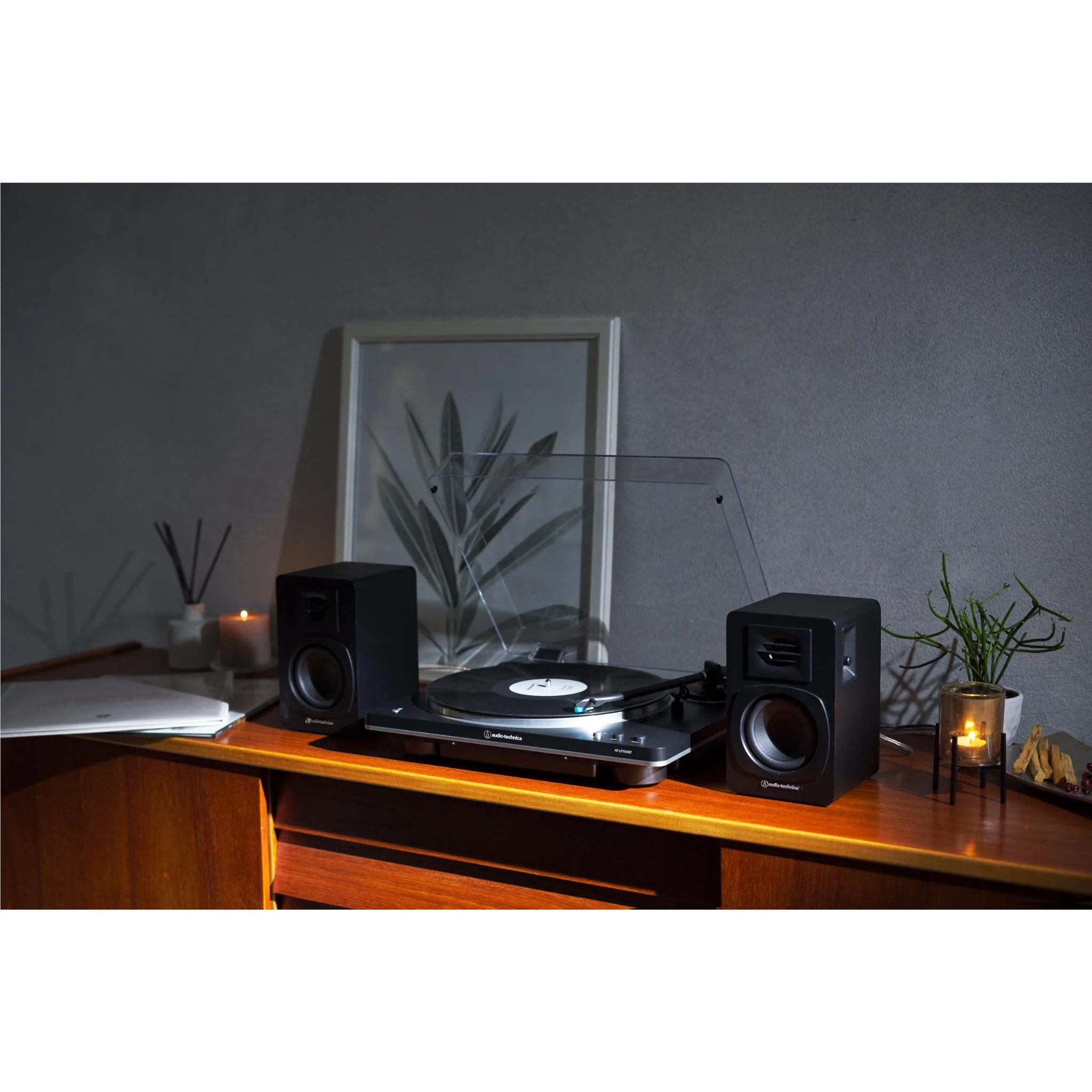 Audio-Technica LP70XBT Fully Automatic Bluetooth Turntable (Black/Silver) - Image 8