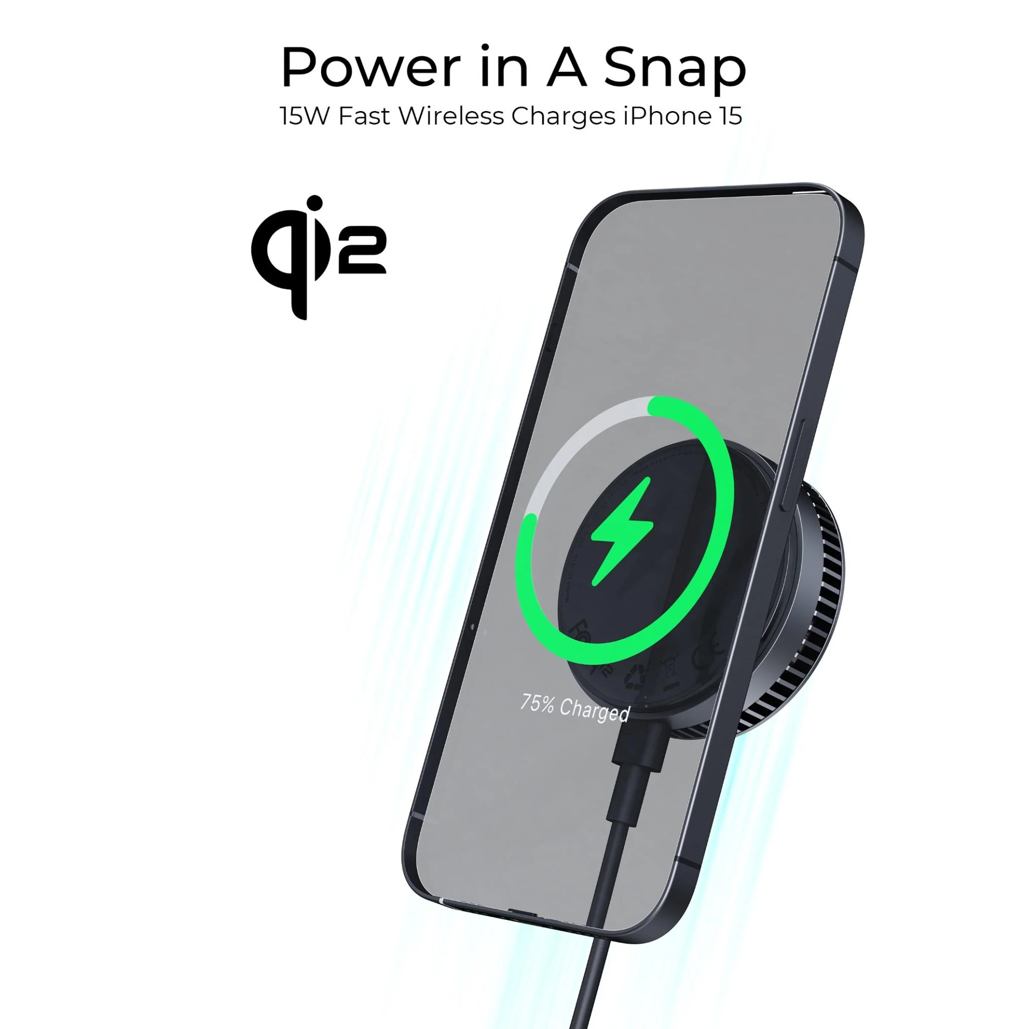 Aukey Magfusion GameFrost Magnetic Wireless Charger with Active Cooling - Image 2