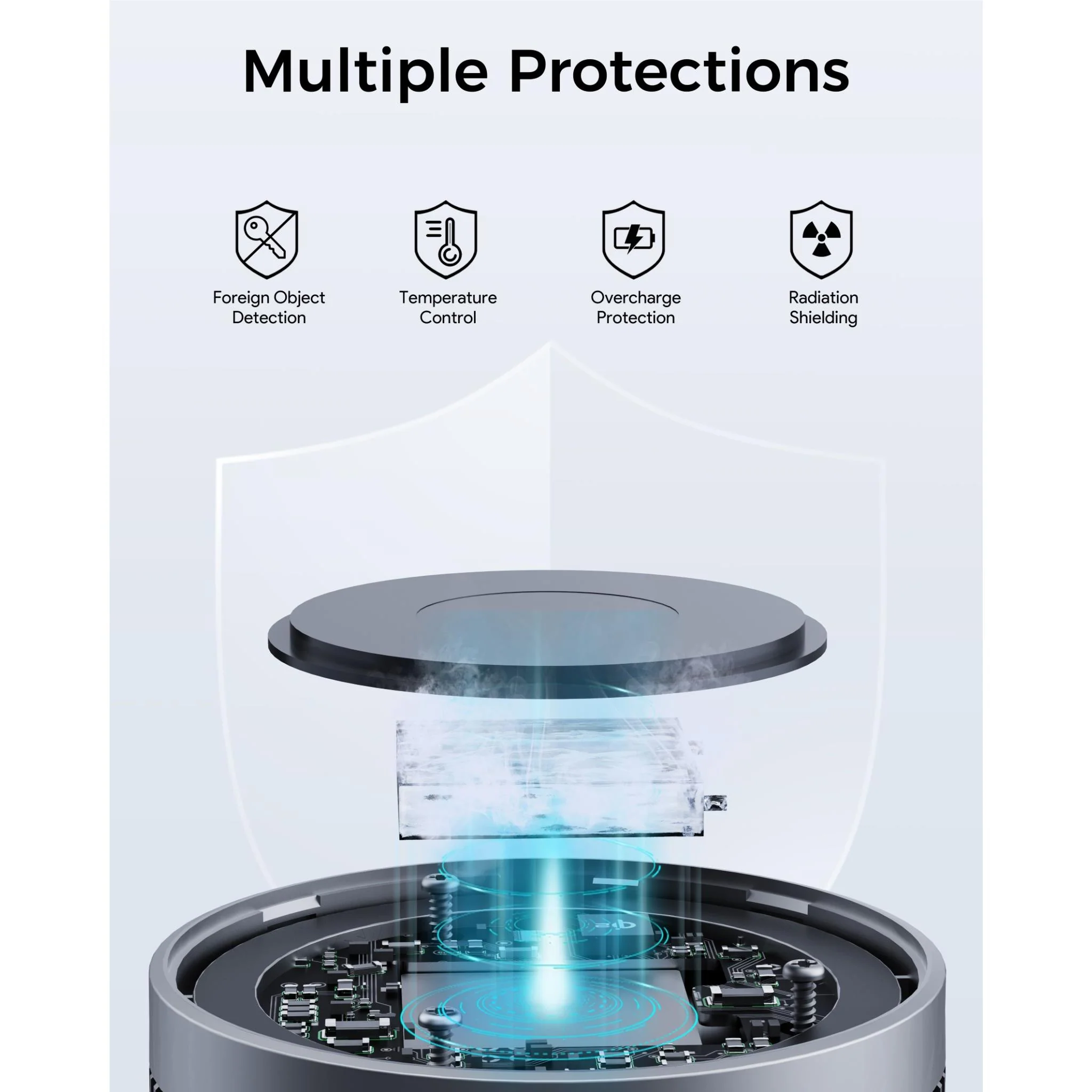 Aukey Magfusion GameFrost Magnetic Wireless Charger with Active Cooling - Image 7