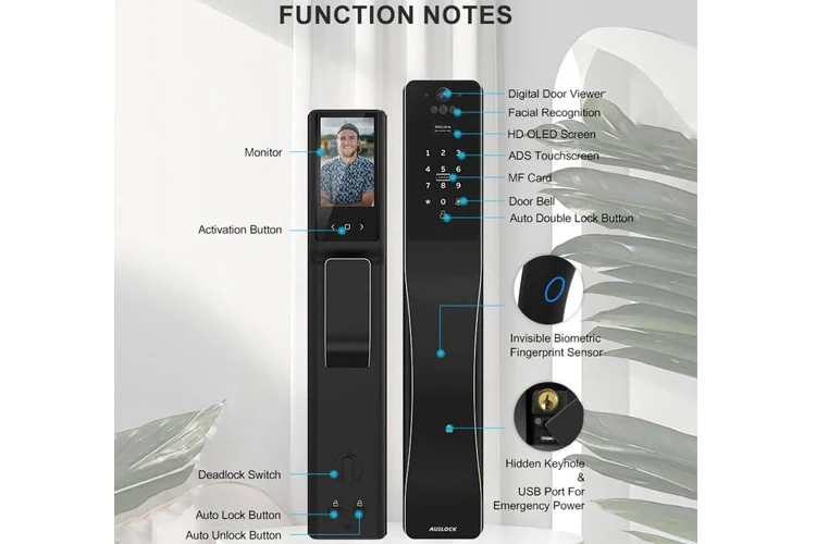 Auslock A519 Smart Push / Pull (Space Alloy Silver) - Image 3