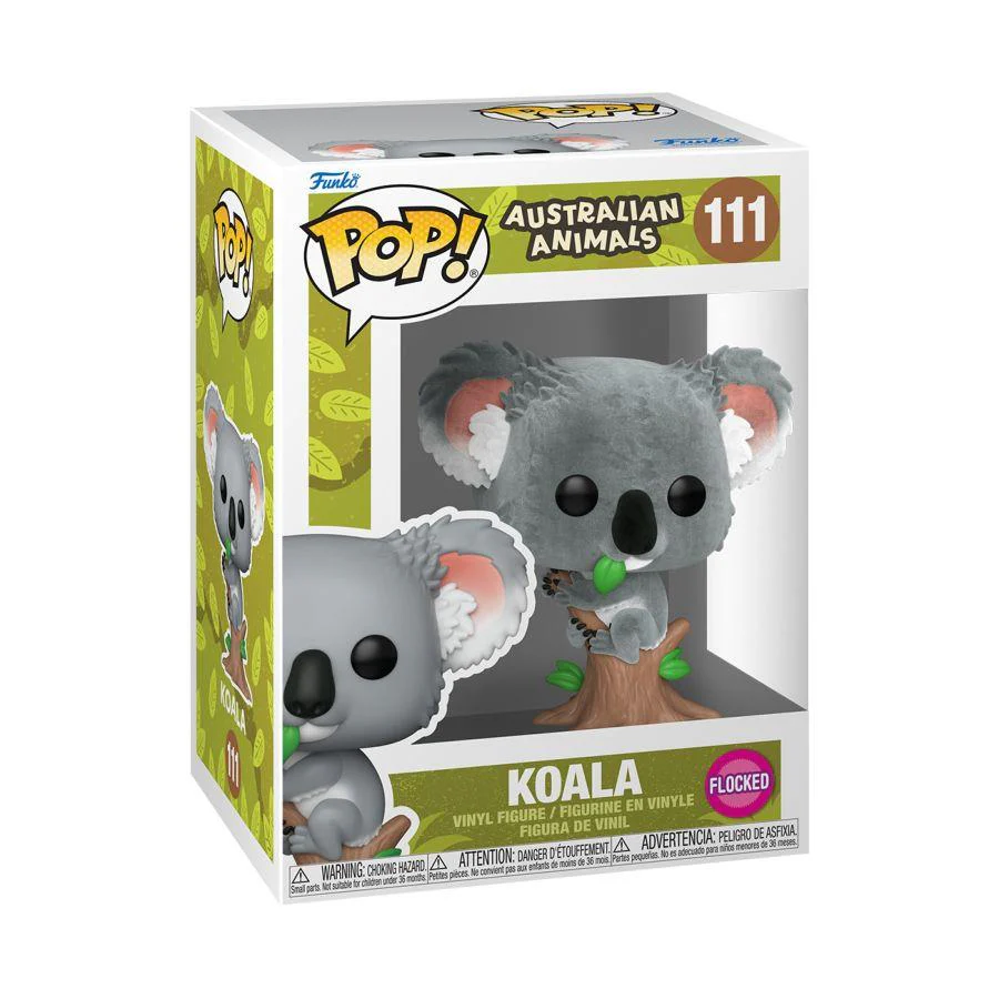 Australian Animals - Koala Flocked Pop! Vinyl - Image 2