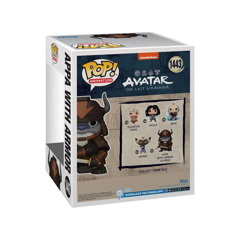Avatar The Last Airbender Appa with Armour Pop Collectible Vinyl Figurine 6" - Image 3