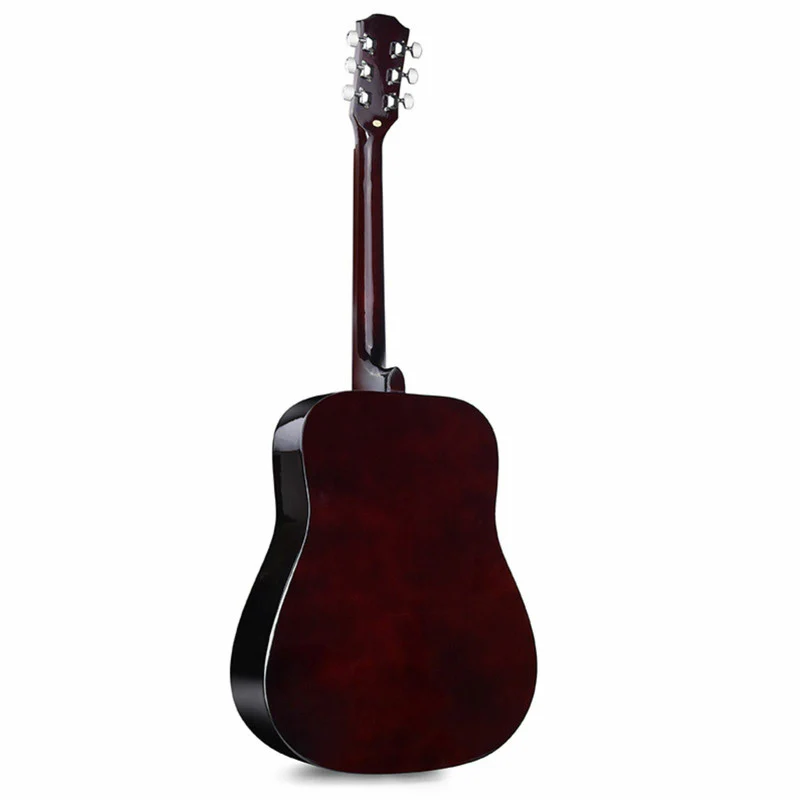 AXIOM Folkmaster Acoustic Guitar (Black) - Image 2