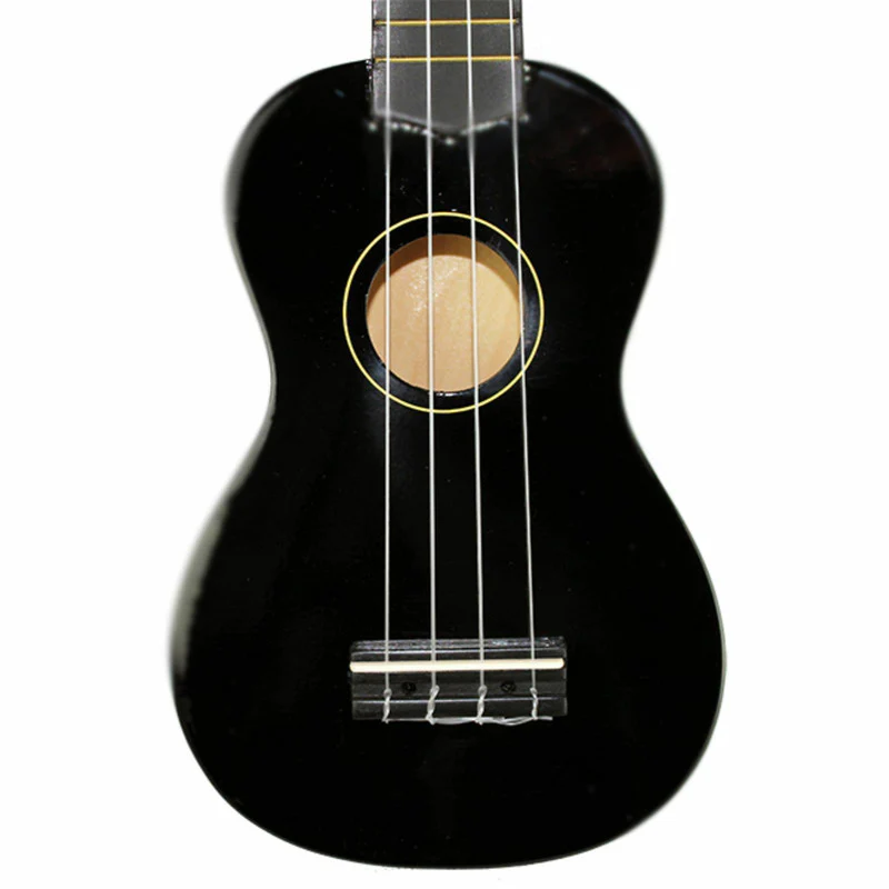 AXIOM Spectrum Soprano Ukulele with Carry Bag (Black) - Image 4