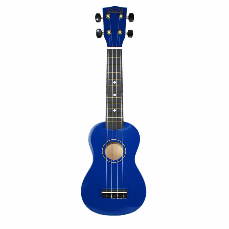 AXIOM Spectrum Soprano Ukulele with Carry Bag (Blue) - Image 3