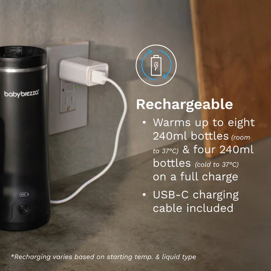 Baby Brezza Superfast Portable Bottle Warmer - Black - Image 7
