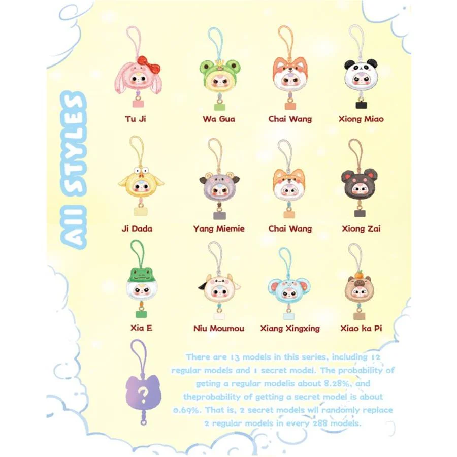 Baby Three - Phone Strap Plush (Blind Box) - Image 2