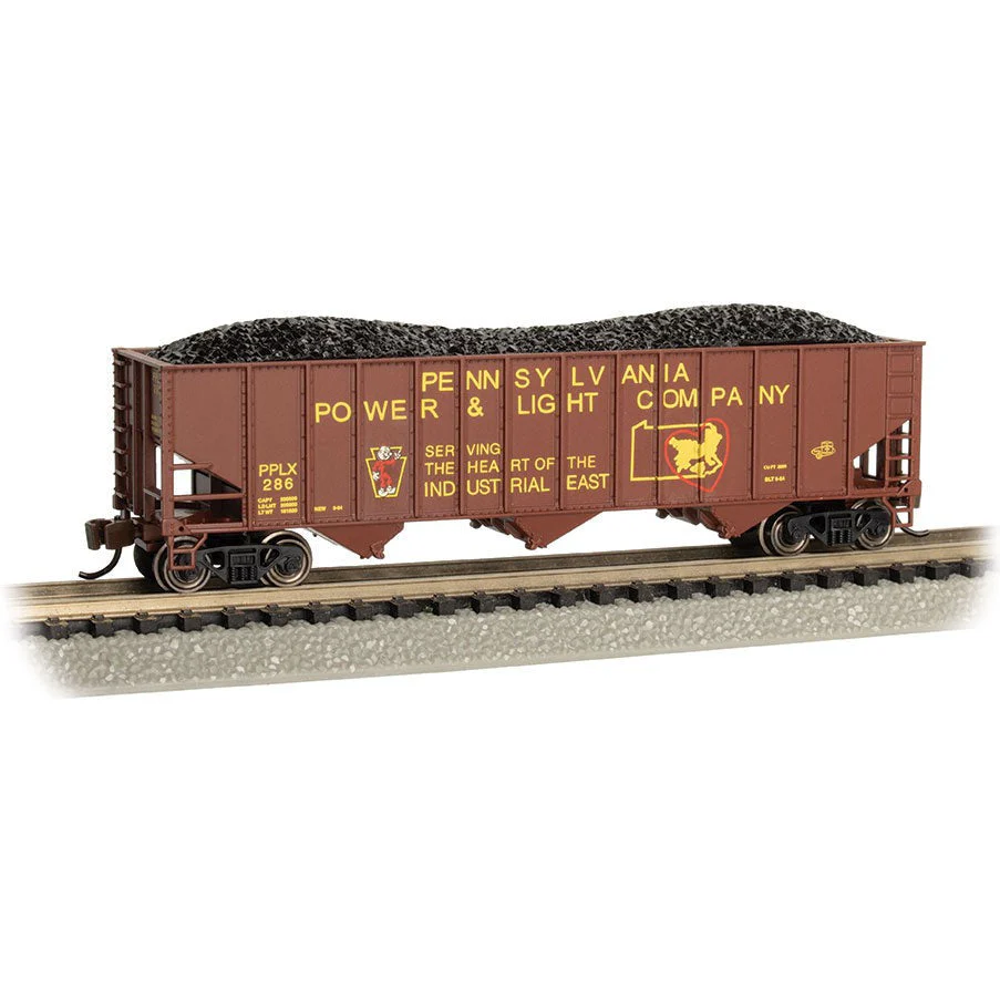 Bachman N Bethlehem Steel 100-Ton 3-Bay Hopper - Pennsylvania Power & Light #286