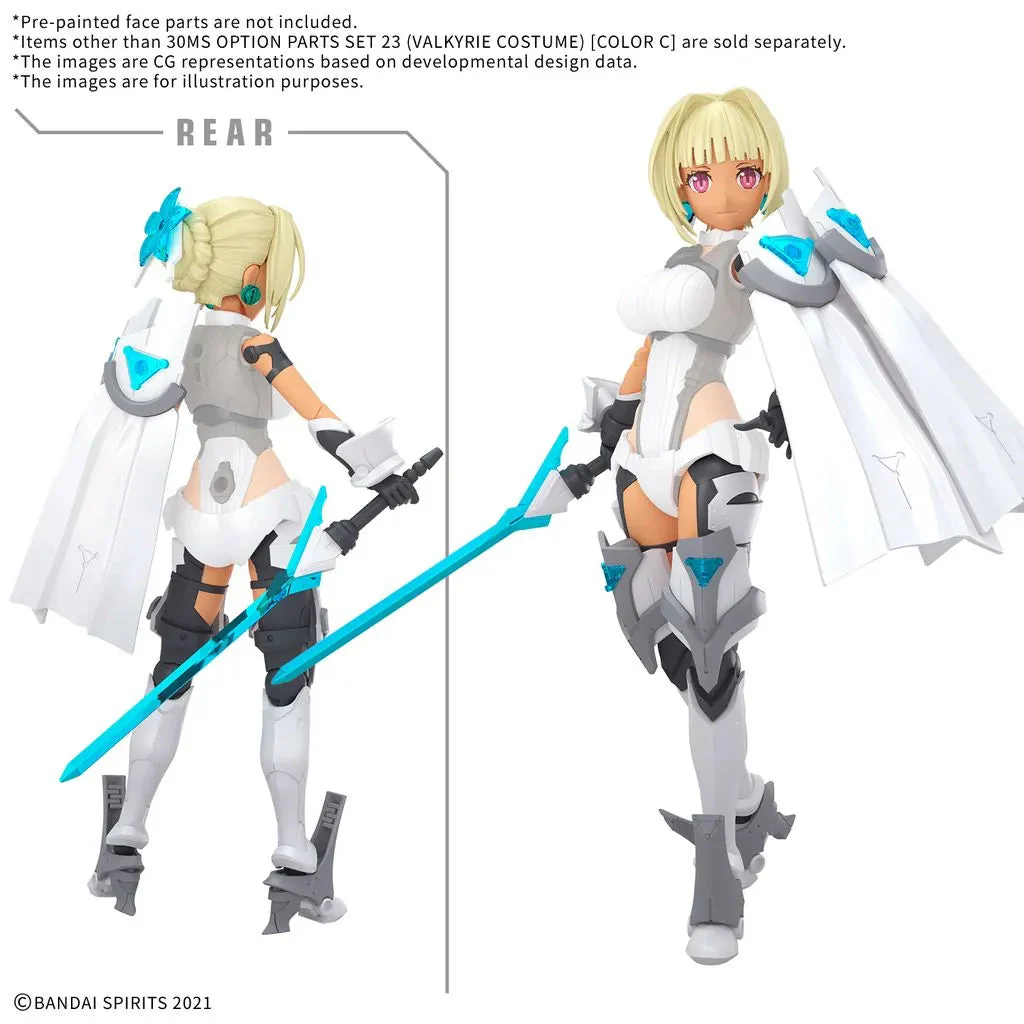 Bandai 30ms Option Parts Set 23 (Valkyrie Costume) [Color C] - Image 2