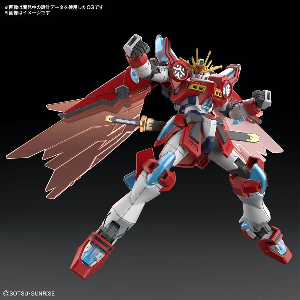 Bandai Hg 1/144 Shin Burning Gundam - Image 4