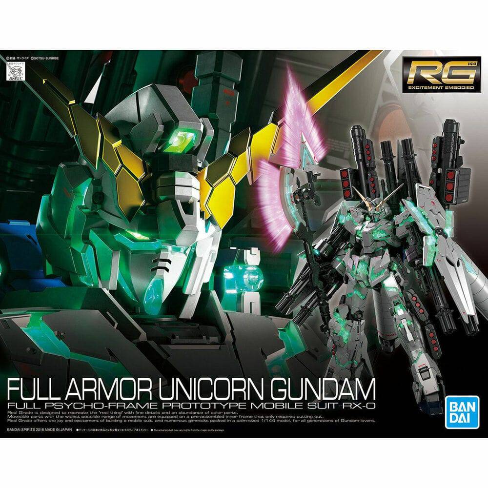 Bandai Rg 1/144 Full Armor Unicorn Gundam - Image 2