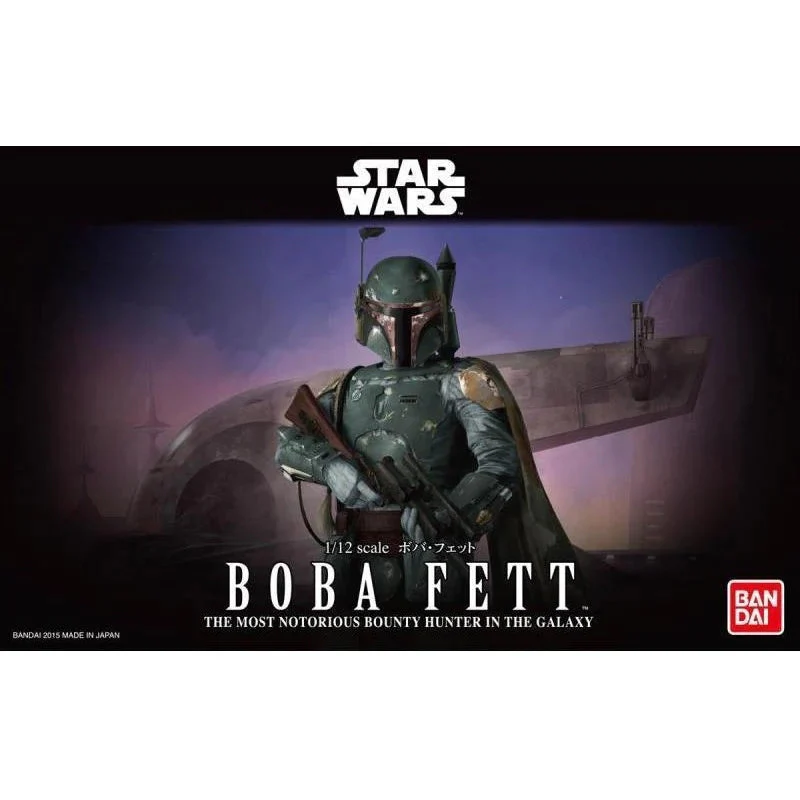 Bandai Star Wars Boba Fett 1/12 Figure Model Kit - Image 2