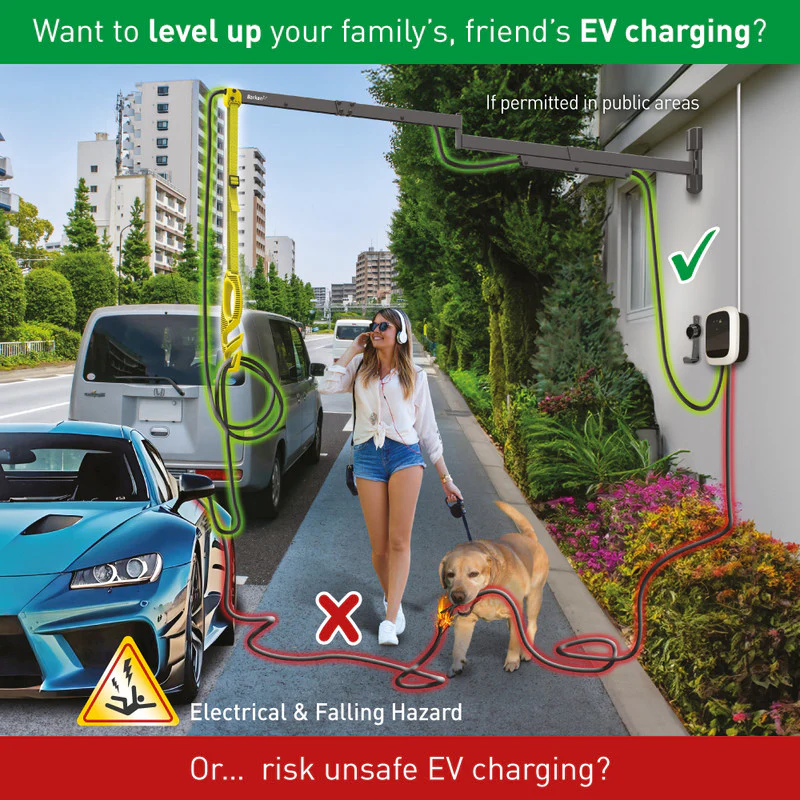 Barkan EV160WM2 160cm Protective EV Charging Cable Wall Arm - Image 6