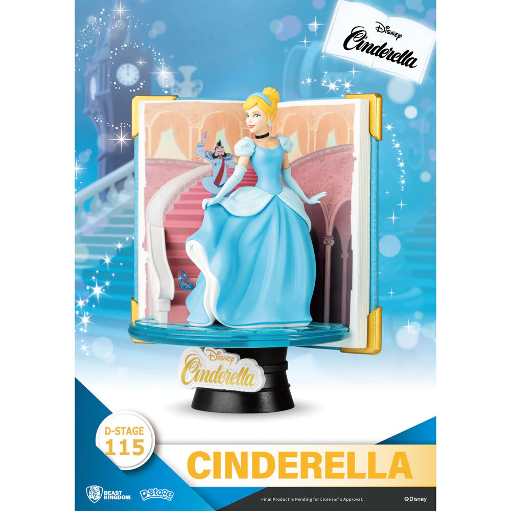 Beast Kingdom D Stage Disney Story Book Series Cinderella 13.5cm Figurine - Image 2