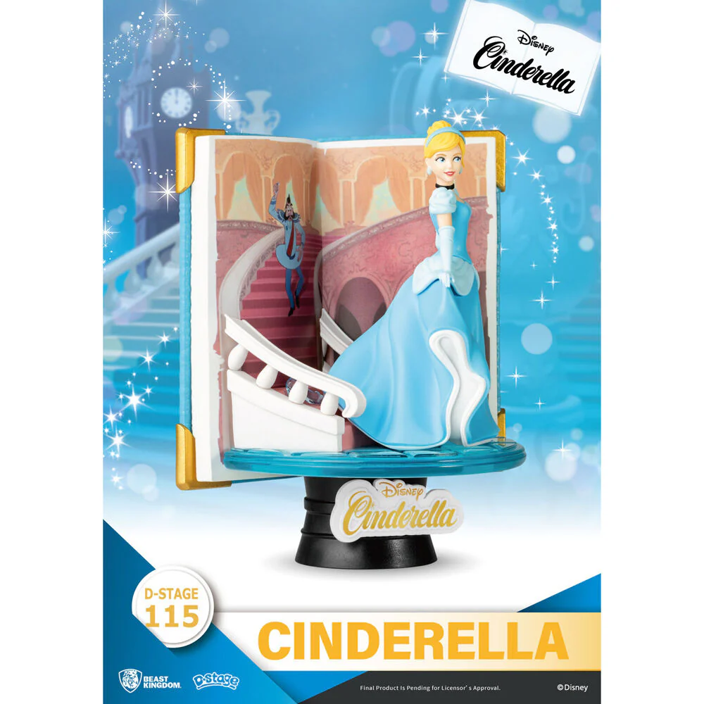 Beast Kingdom D Stage Disney Story Book Series Cinderella 13.5cm Figurine - Image 3