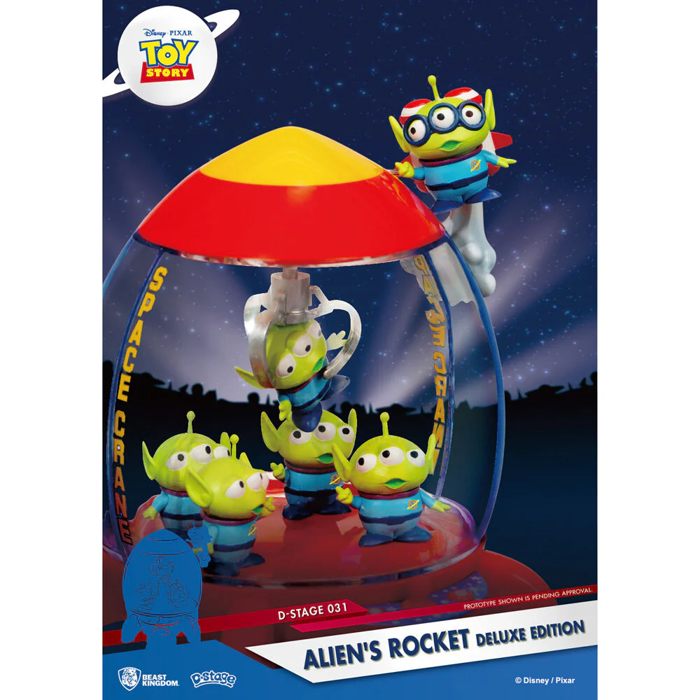 Beast Kingdom D Stage Toy Story Aliens Rocket Deluxe Edition 15cm Figurine - Image 6
