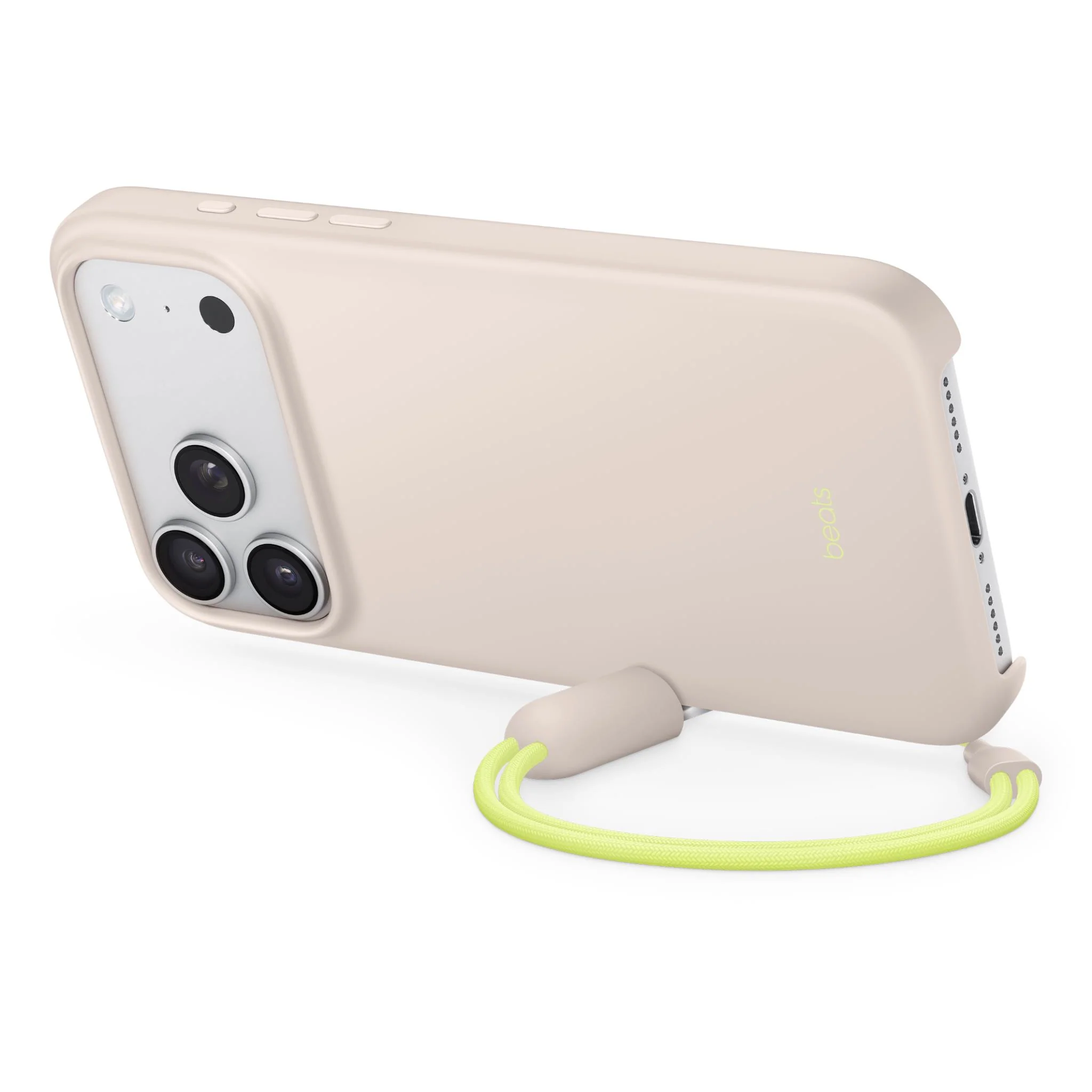 Beats iPhone 17 Pro Max Kickstand Case with MagSafe & Camera Control (Lime Stone) - Image 2
