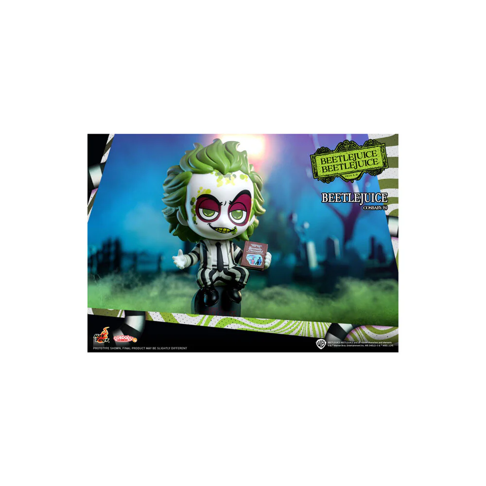 Beetlejuice 2024 Beetlejuice Cosbaby Hot Toys Movie Horror Action Figure Toy - Image 3