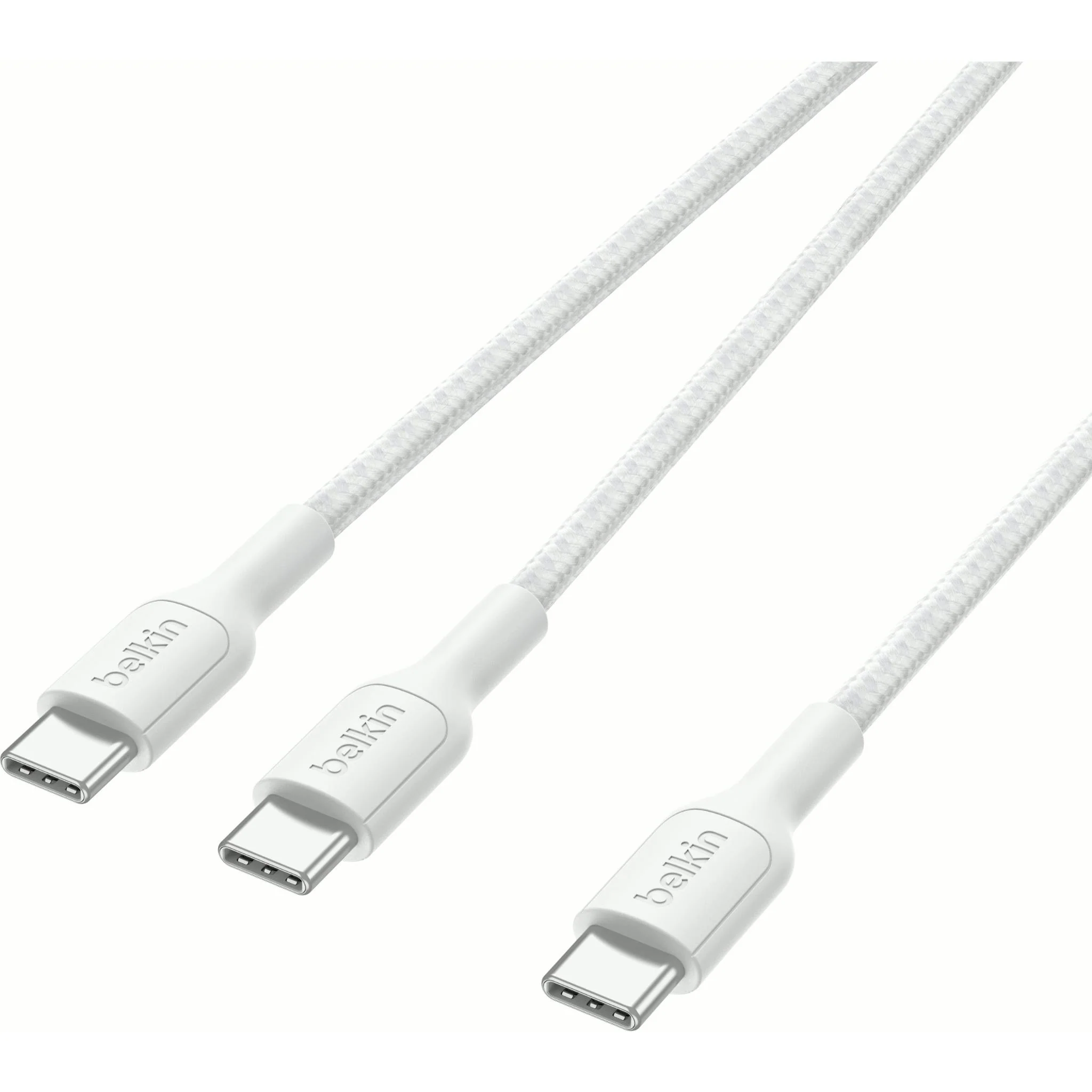 Belkin BoostCharge Pro 140W Dual USB-C to C Cable 1.5m (White) - Image 3