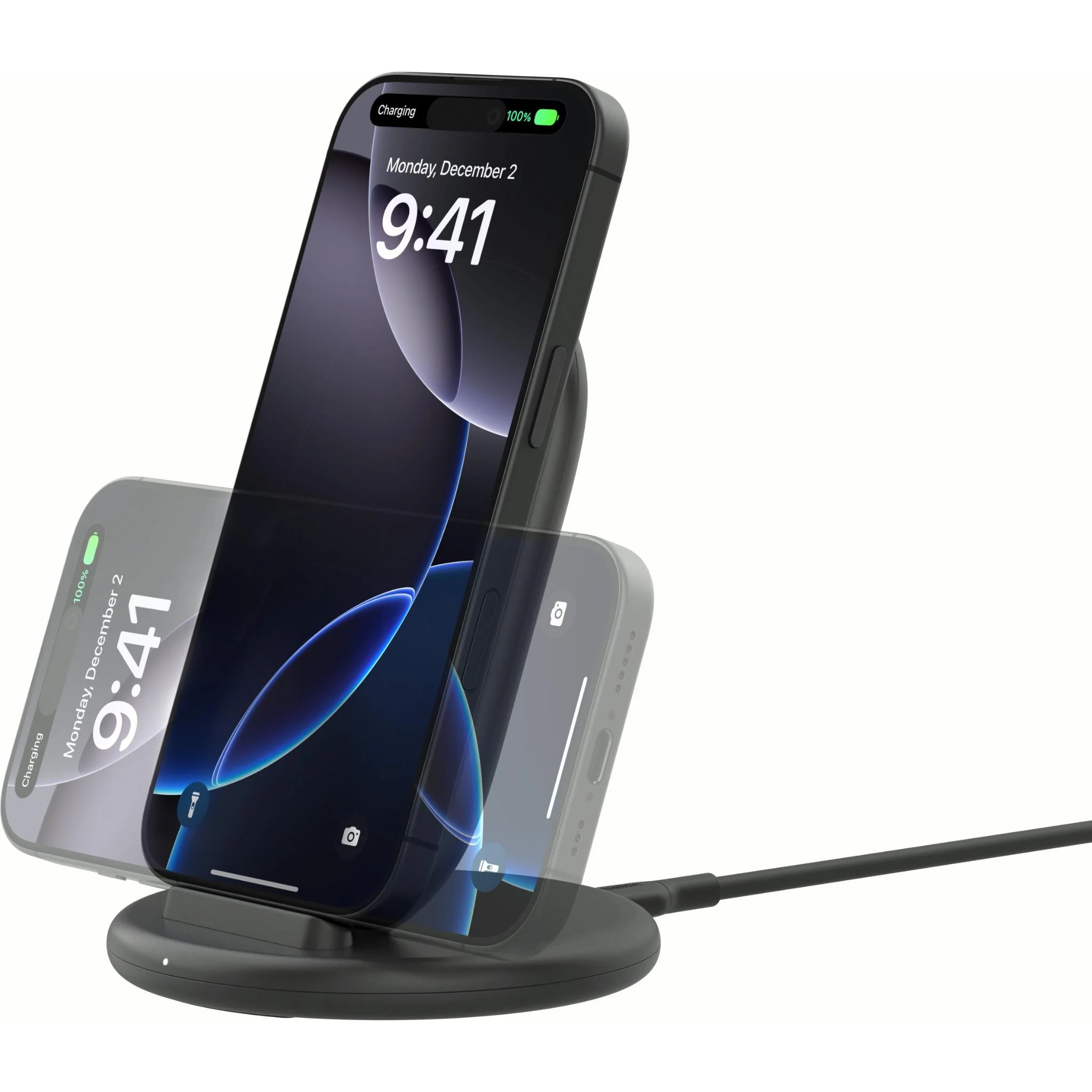 Belkin BoostCharge Wireless Charging Stand 15W (Black) - Image 3