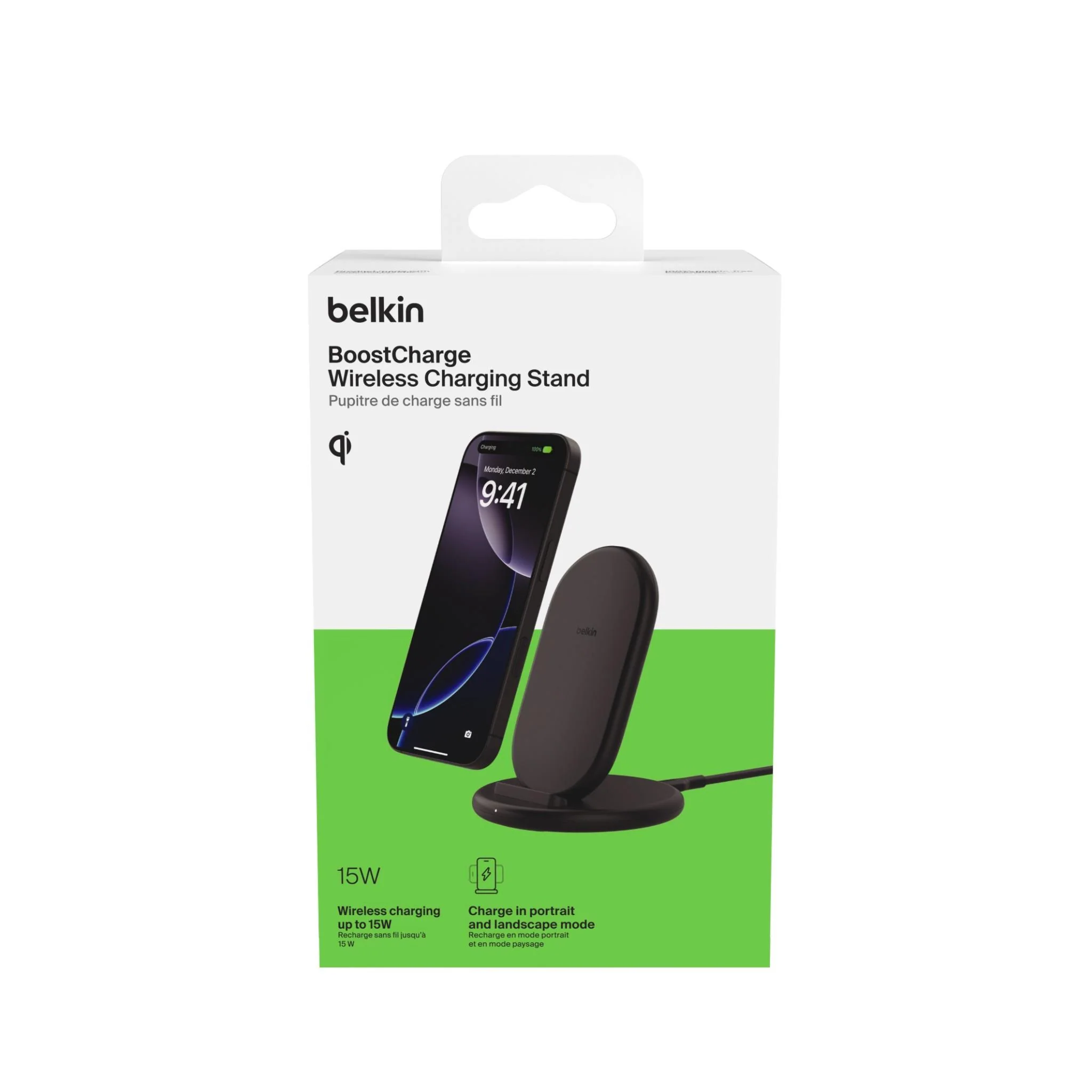 Belkin BoostCharge Wireless Charging Stand 15W (Black) - Image 6