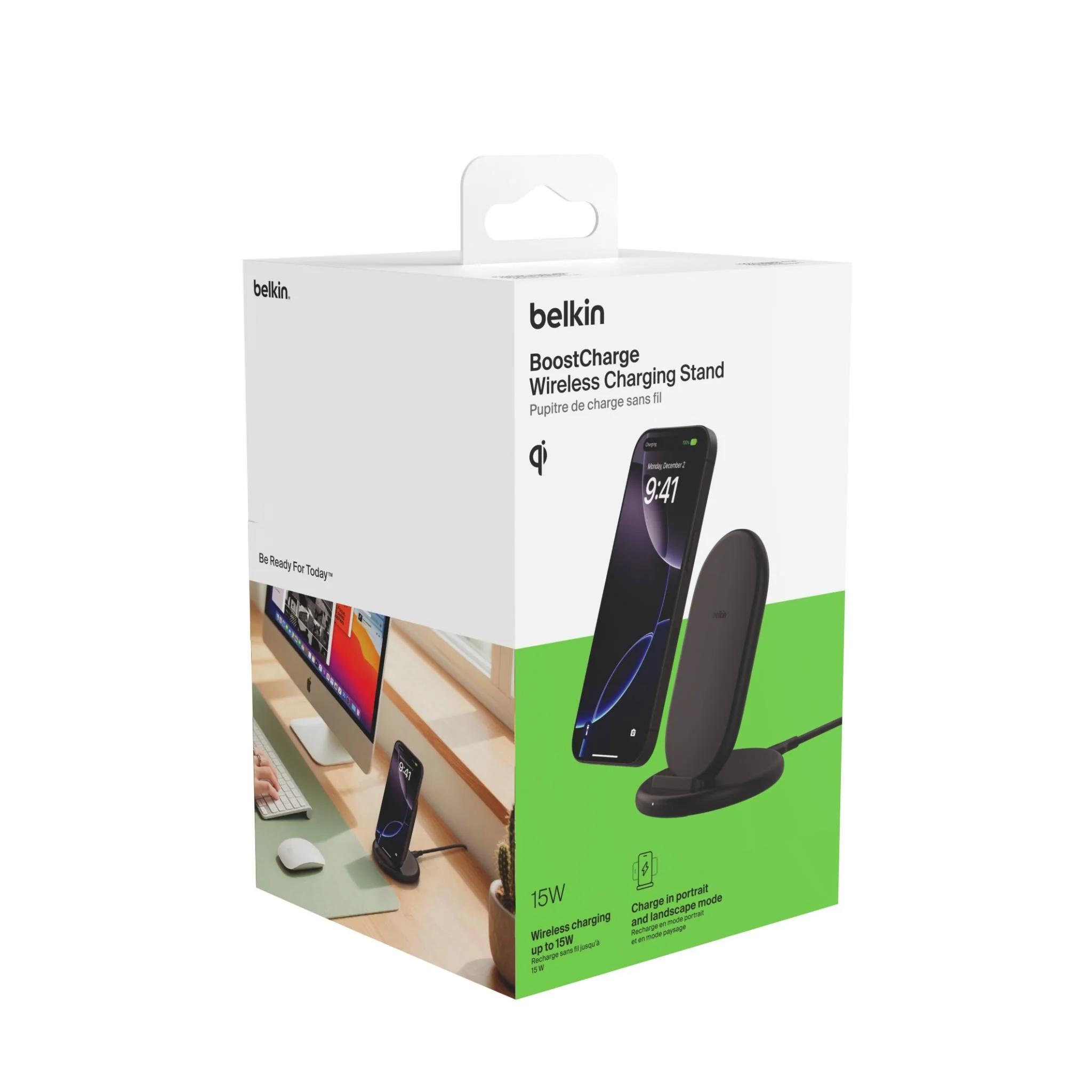 Belkin BoostCharge Wireless Charging Stand 15W (Black) - Image 7