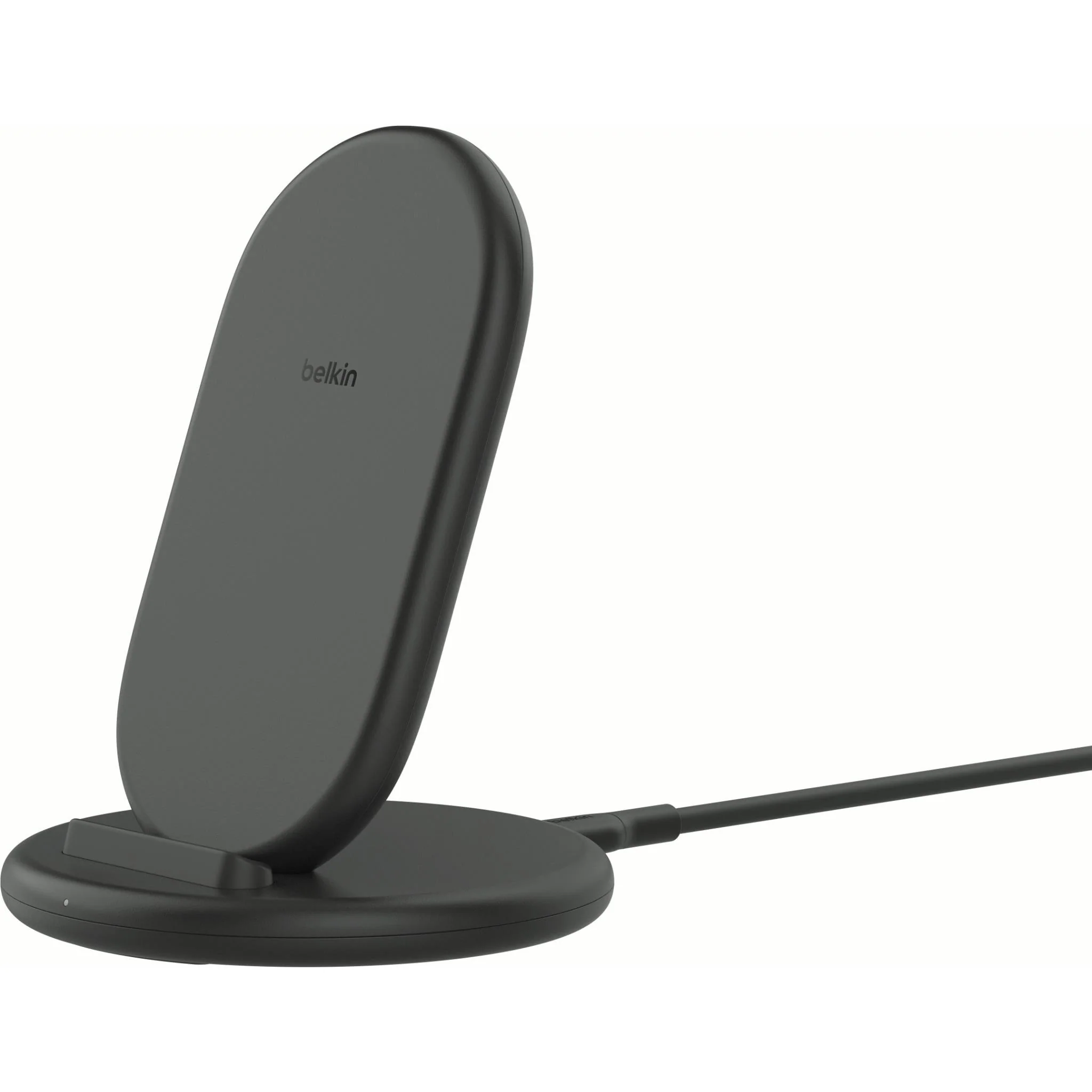 Belkin BoostCharge Wireless Charging Stand 15W with Wall Adapter (Black) - Image 4